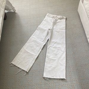 Zara White Flare Jeans